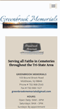 Mobile Screenshot of greenbrookmemorials.com